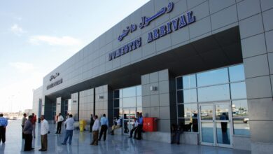 مطار الغردقة الدولى يستقبل اليوم 11 ألف سائح على متن 76 رحلة طيران دولية
