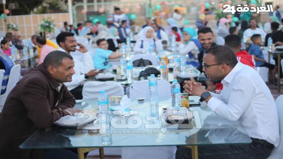 حياة كريمة بالبحر الأحمر تقيم افطار الأسرة المصرية بالغردقة بمشاركة 650 من الأهالى والمتطوعين